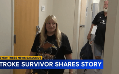 Stroke Survivor Reunited with Advocate Lutheran General Doctor Who Saved Her Life